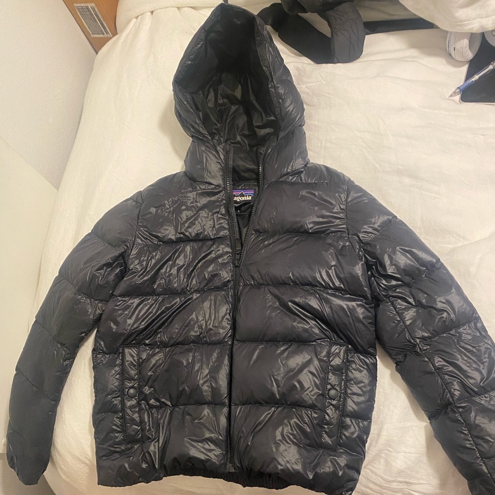 Patagonia puffy all weather black jacket